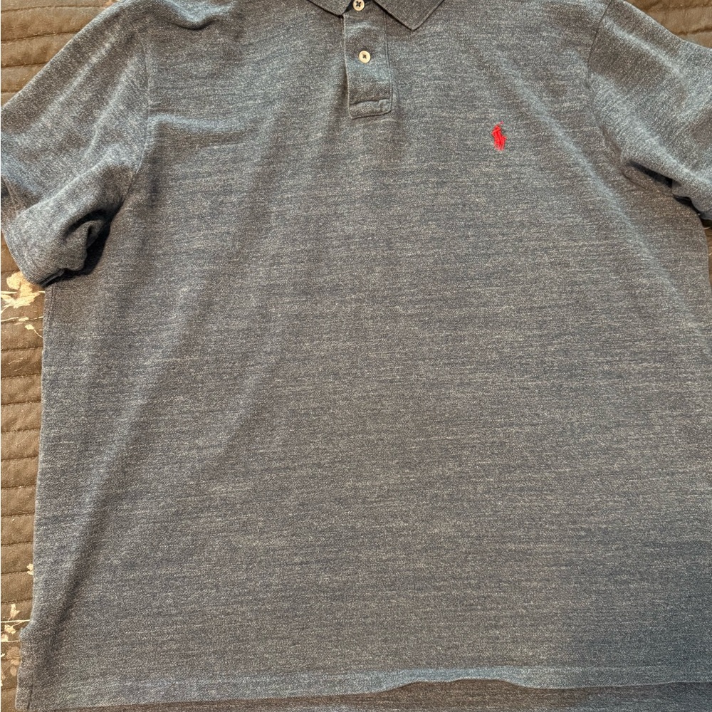 Polo by Ralph Lauren Men's Charcoal Polo Shirt